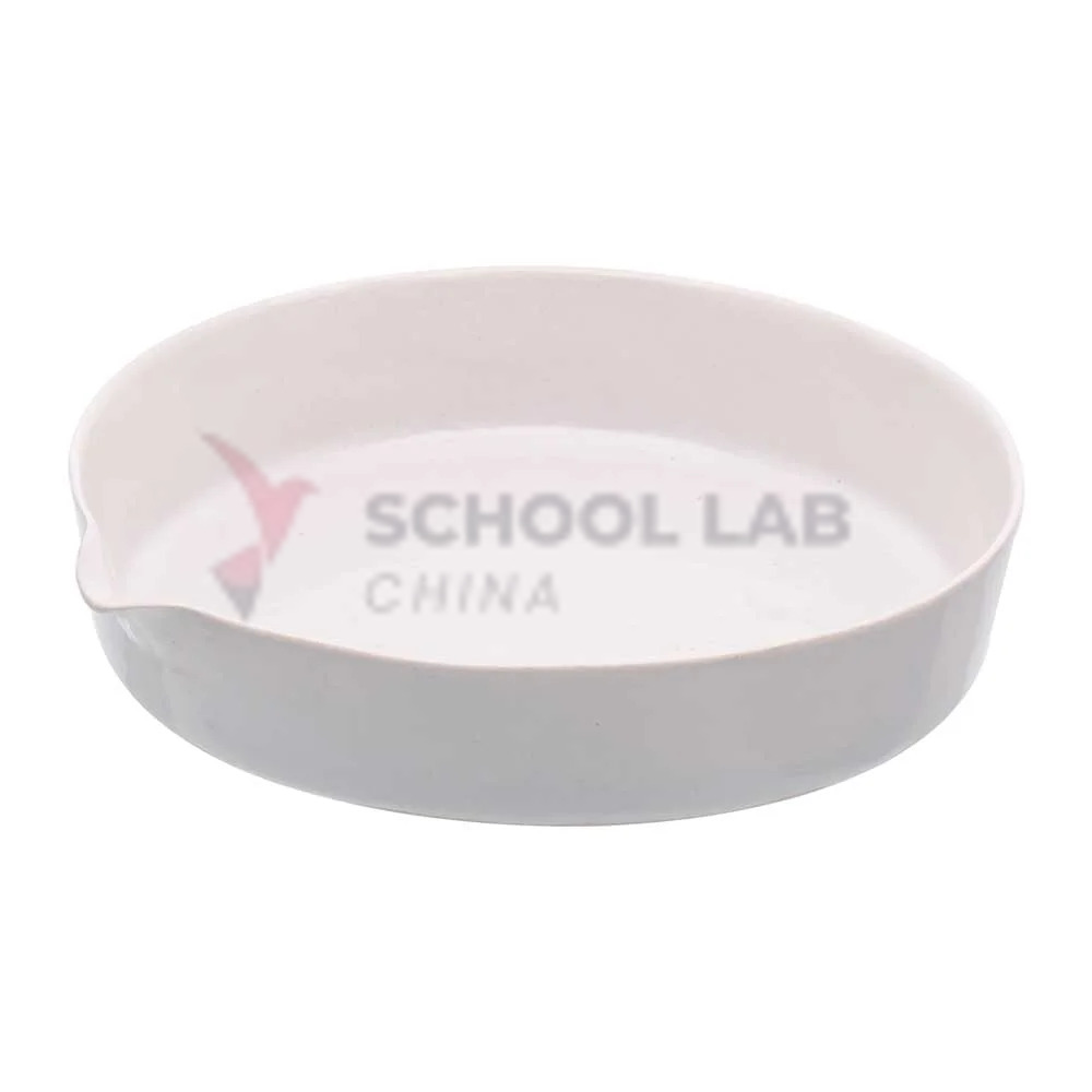 Shallow Flat Bottom Porcelain Evaporating Basin - 80mm/50ml